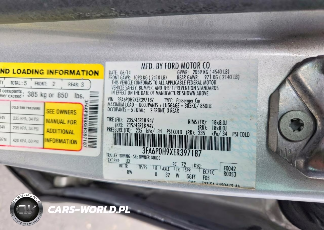 2014 Ford Fusion Se VIN:3FA6P0H9XER397187 - 12