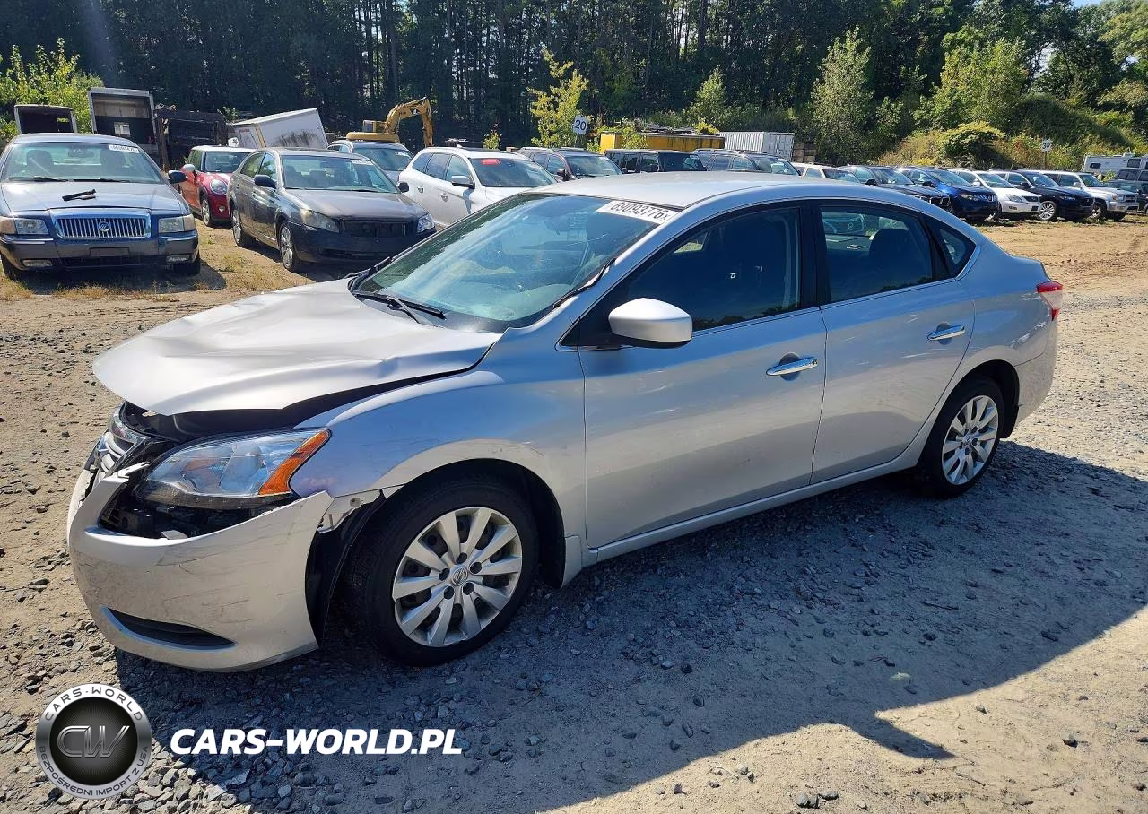 2015 Nissan Sentra Sv VIN:3N1AB7APXFL695718 - 1