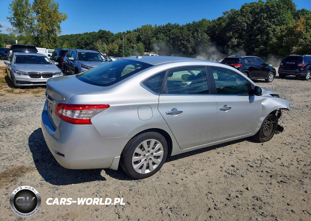 2015 Nissan Sentra Sv VIN:3N1AB7APXFL695718 - 3