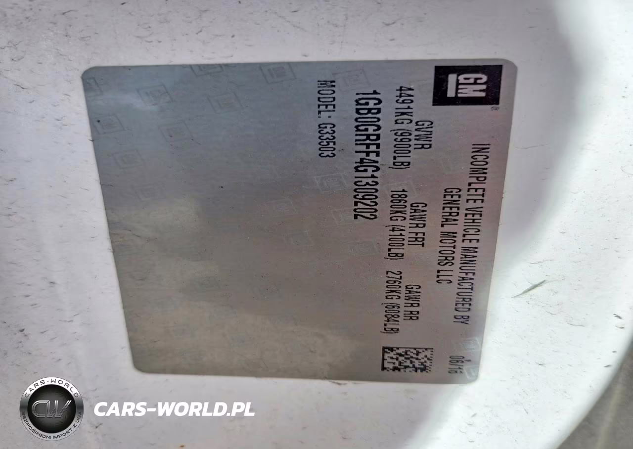 2016 Chevrolet Express Utility - Service Van VIN:1GB0GRFF4G1309202 - 12