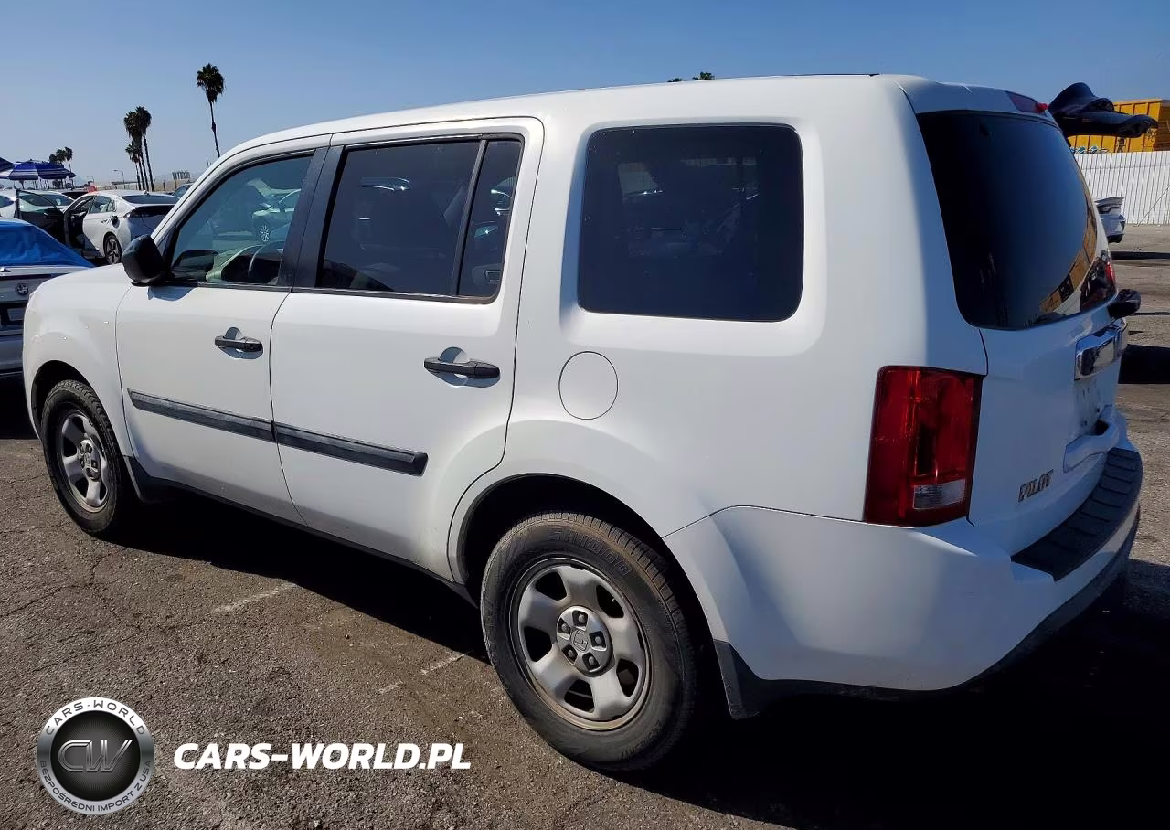 2014 Honda Pilot Lx VIN:5FNYF3H27EB010753 - 2