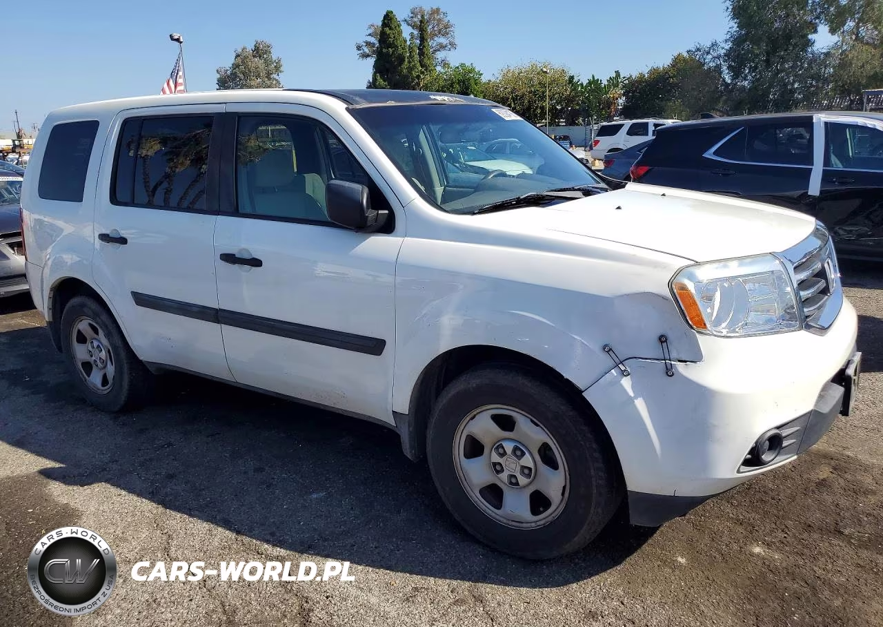 2014 Honda Pilot Lx VIN:5FNYF3H27EB010753 - 4