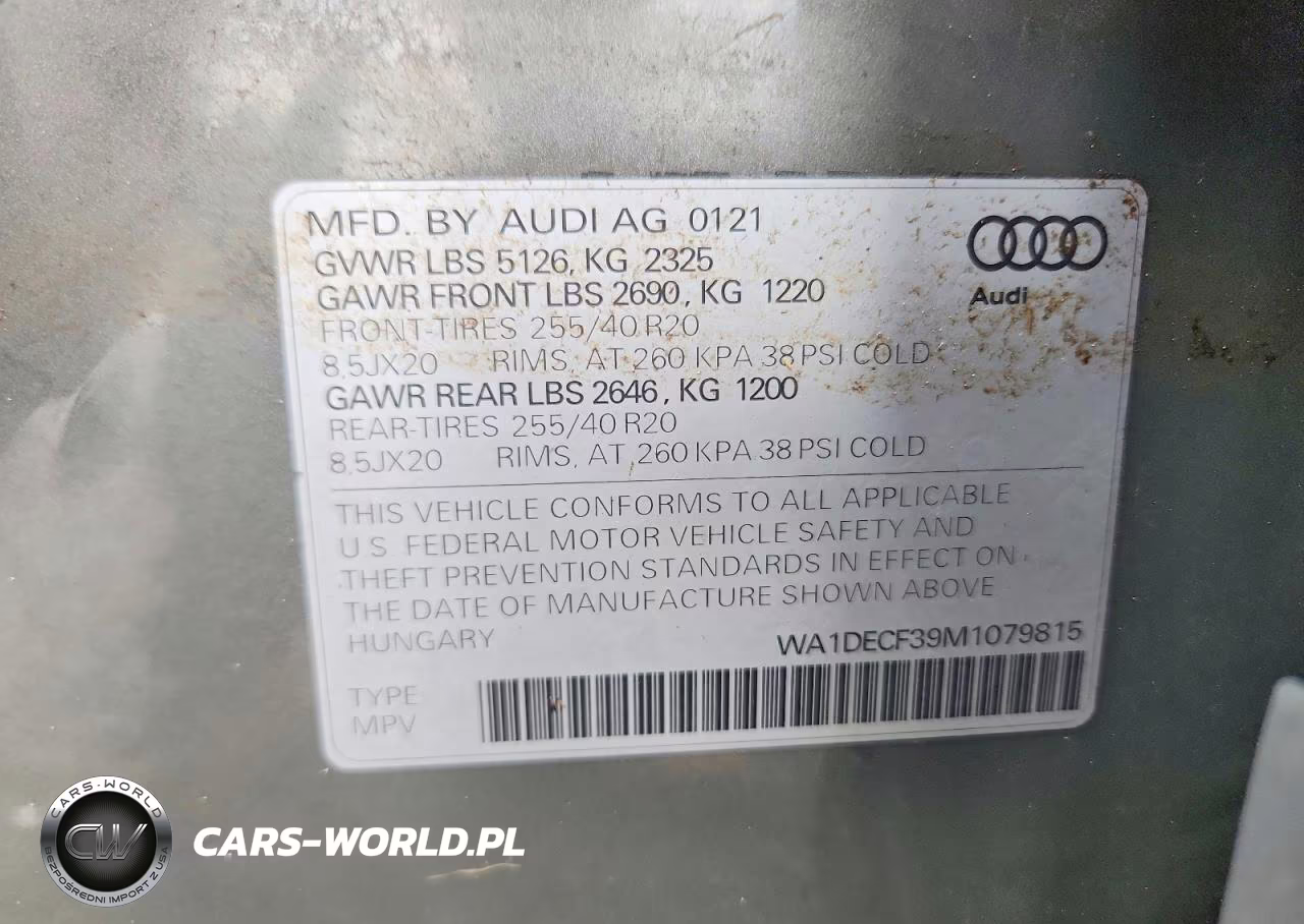 2021 Audi Q3 Premium S Line 45 VIN:WA1DECF39M1079815 - 12