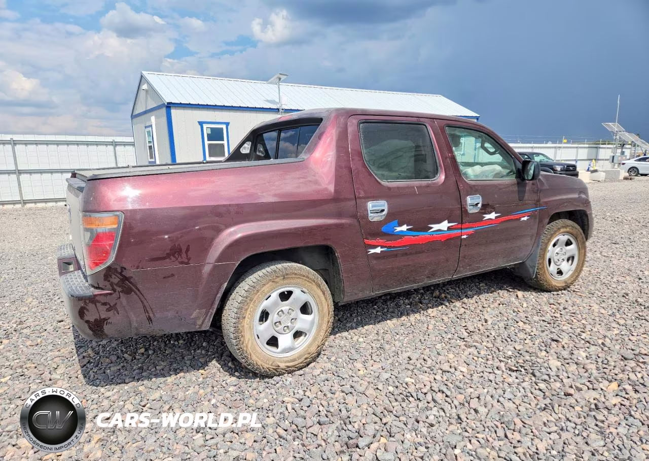 2007 Honda Ridgeline Rt VIN:2HJYK16277H530530 - 3