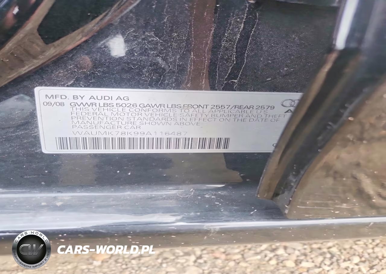 2009 Audi A4 Prestige VIN:WAUMK78K99A116487 - 13