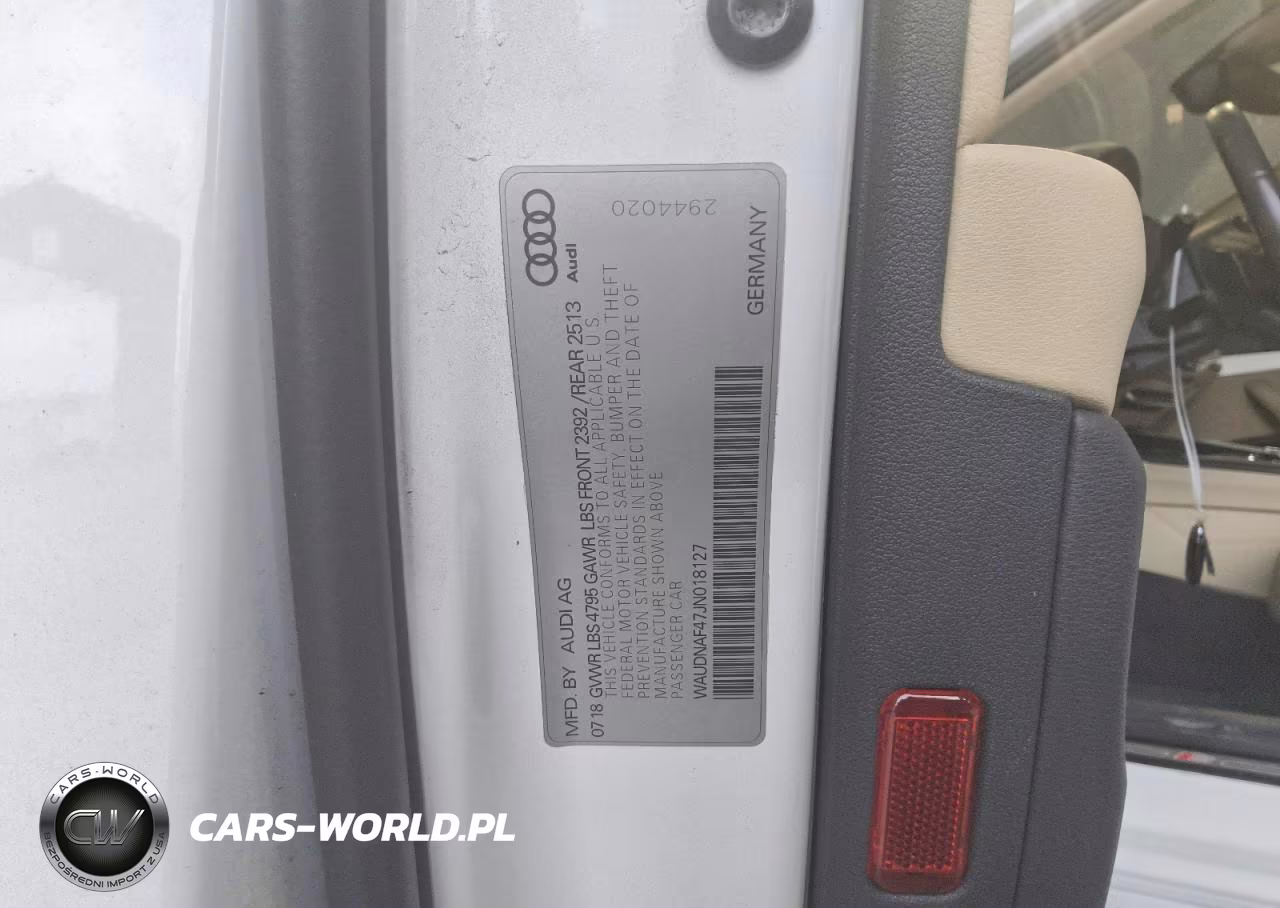 2018 Audi A4 Premium VIN:WAUDNAF47JN018127 - 12