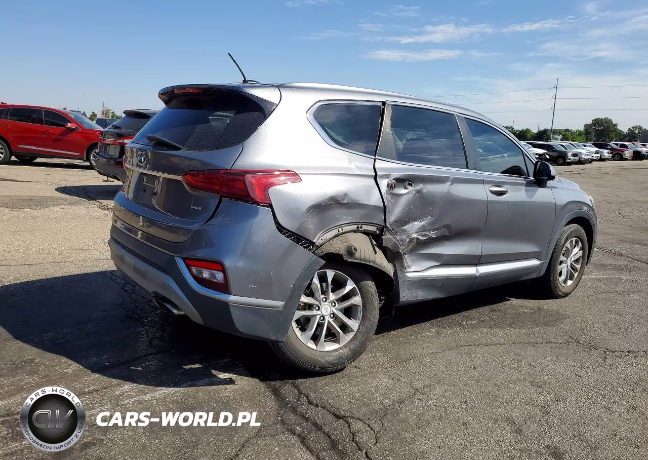 2019 Hyundai Santa Fe Se VIN:5NMS2CAD5KH120059 - 3