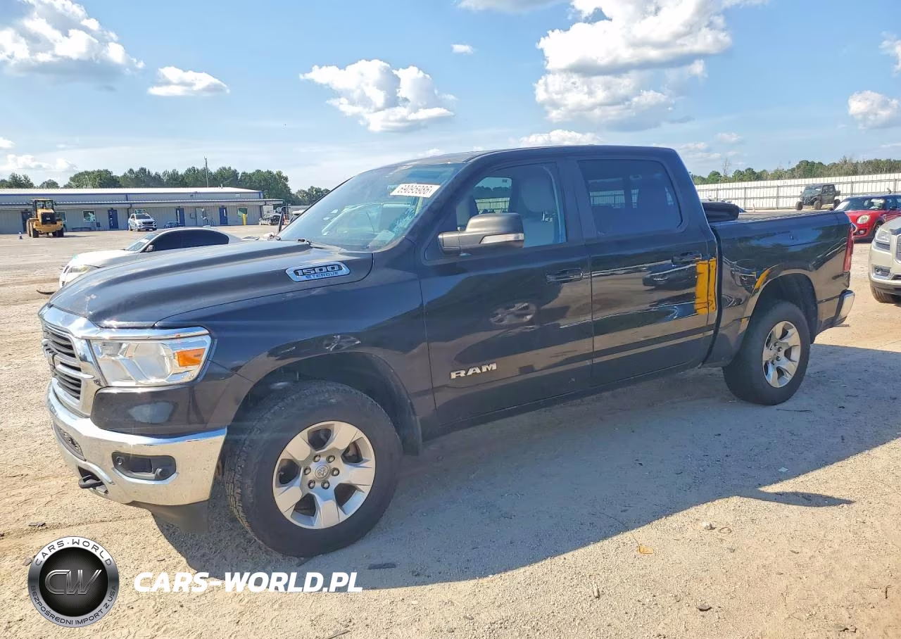 2021 Ram 1500 Big Horn-Lone Star VIN:1C6RRFFG2MN589606 - 1
