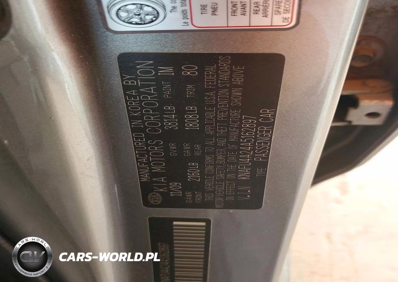 2010 Kia Forte Ex VIN:KNAFU4A24A5162897 - 12