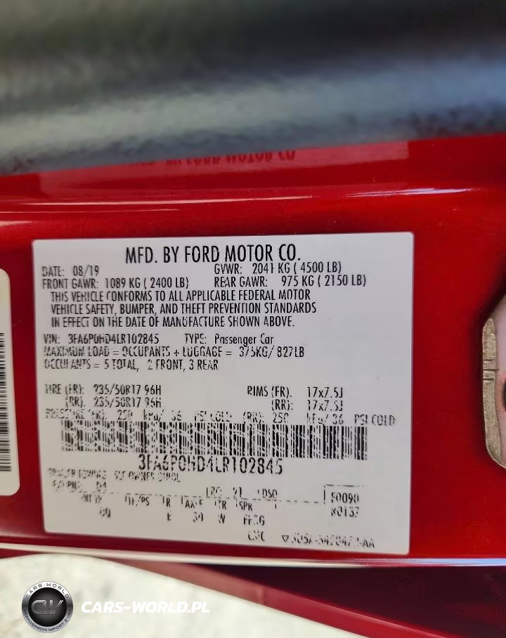2020 Ford Fusion Se VIN:3FA6P0HD4LR102845 - 12