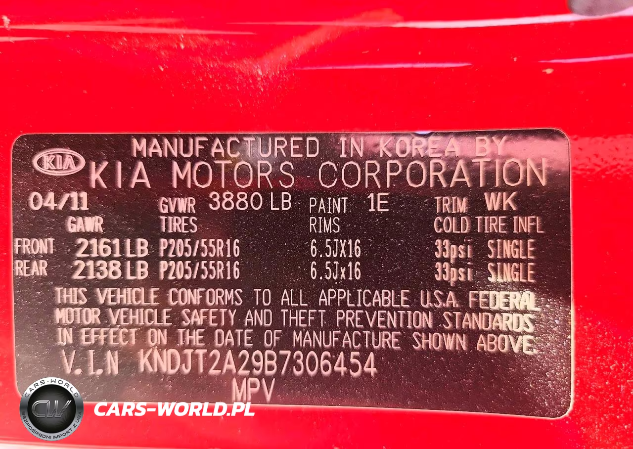 2011 Kia Soul + VIN:KNDJT2A29B7306454 - 14