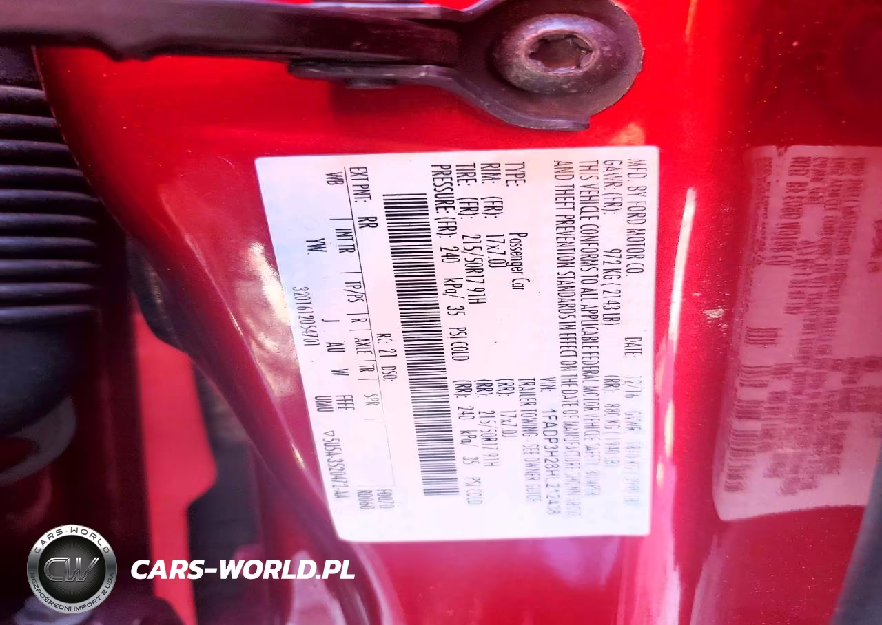 2017 Ford Focus Sel VIN:1FADP3H28HL212438 - 12