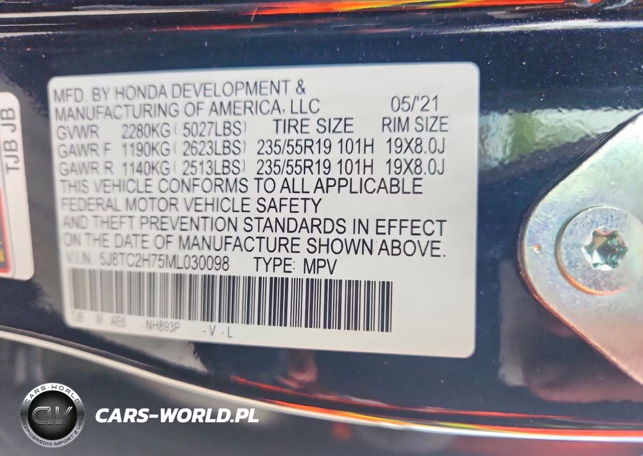 2021 Acura Rdx Advance VIN:5J8TC2H75ML030098 - 13