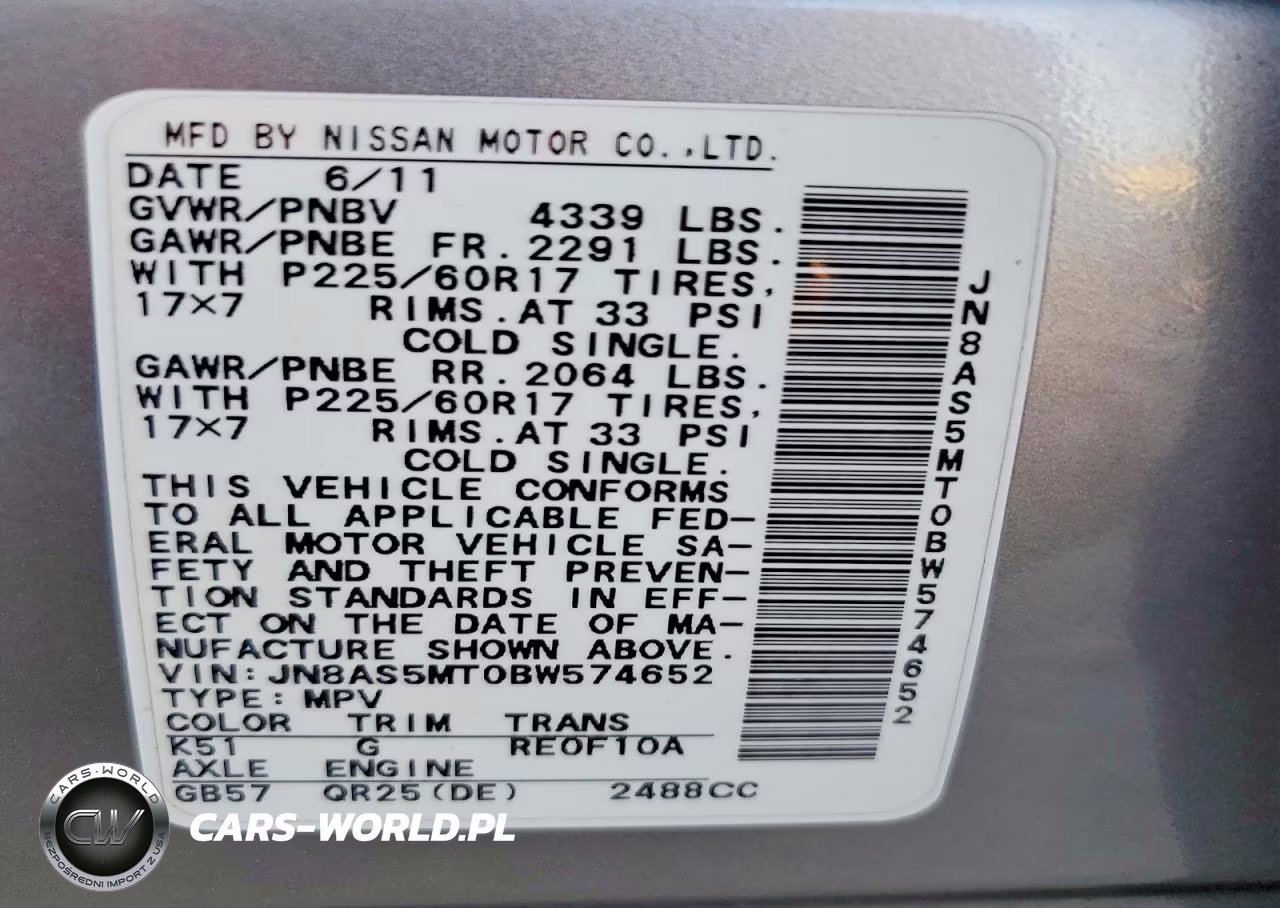 2011 Nissan Rogue S VIN:JN8AS5MT0BW574652 - 13
