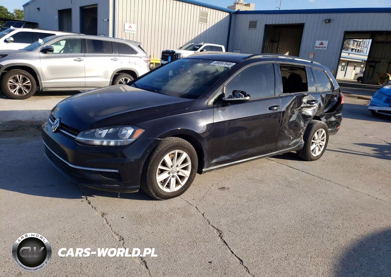 2019 Volkswagen Golf Sportwagen S VIN:3VWY57AU1KM512717 - 1