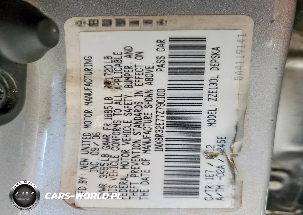 2007 Toyota Corolla S VIN:1NXBR32E77Z790100 - 12