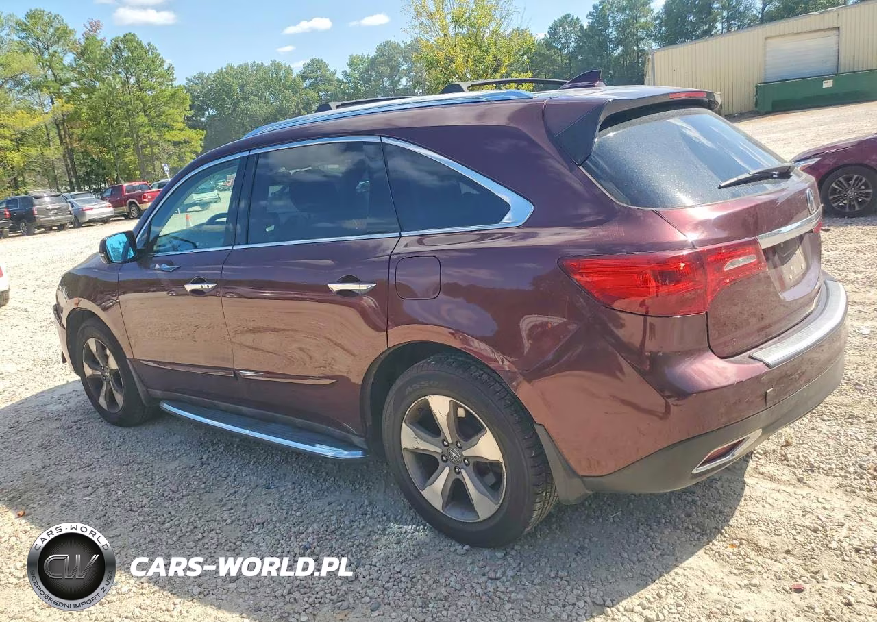 2014 Acura Mdx VIN:5FRYD4H2XEB031431 - 2