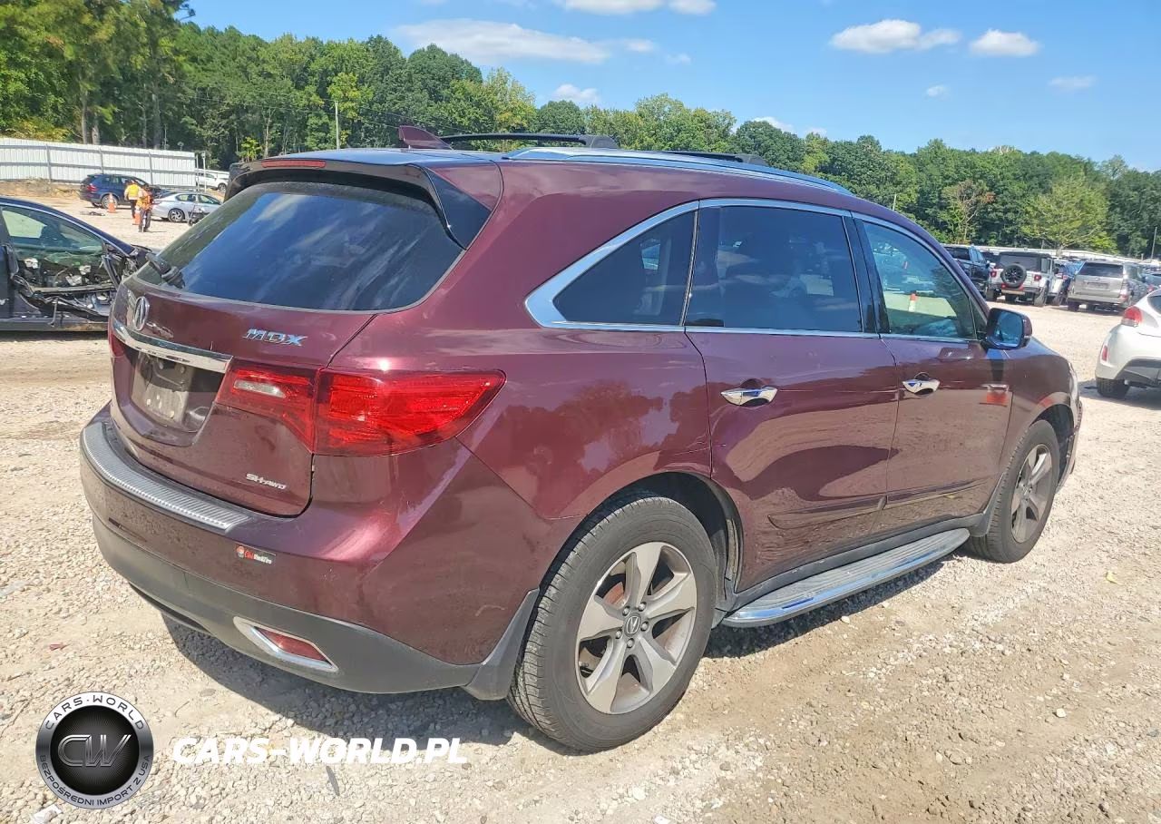 2014 Acura Mdx VIN:5FRYD4H2XEB031431 - 3