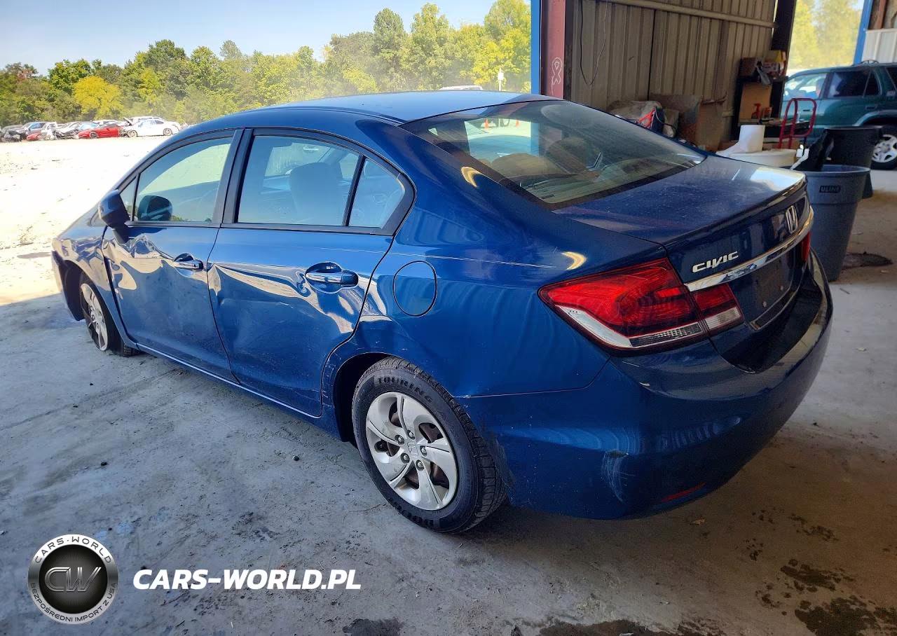 2013 Honda Civic Lx VIN:2HGFB2F59DH598210 - 2