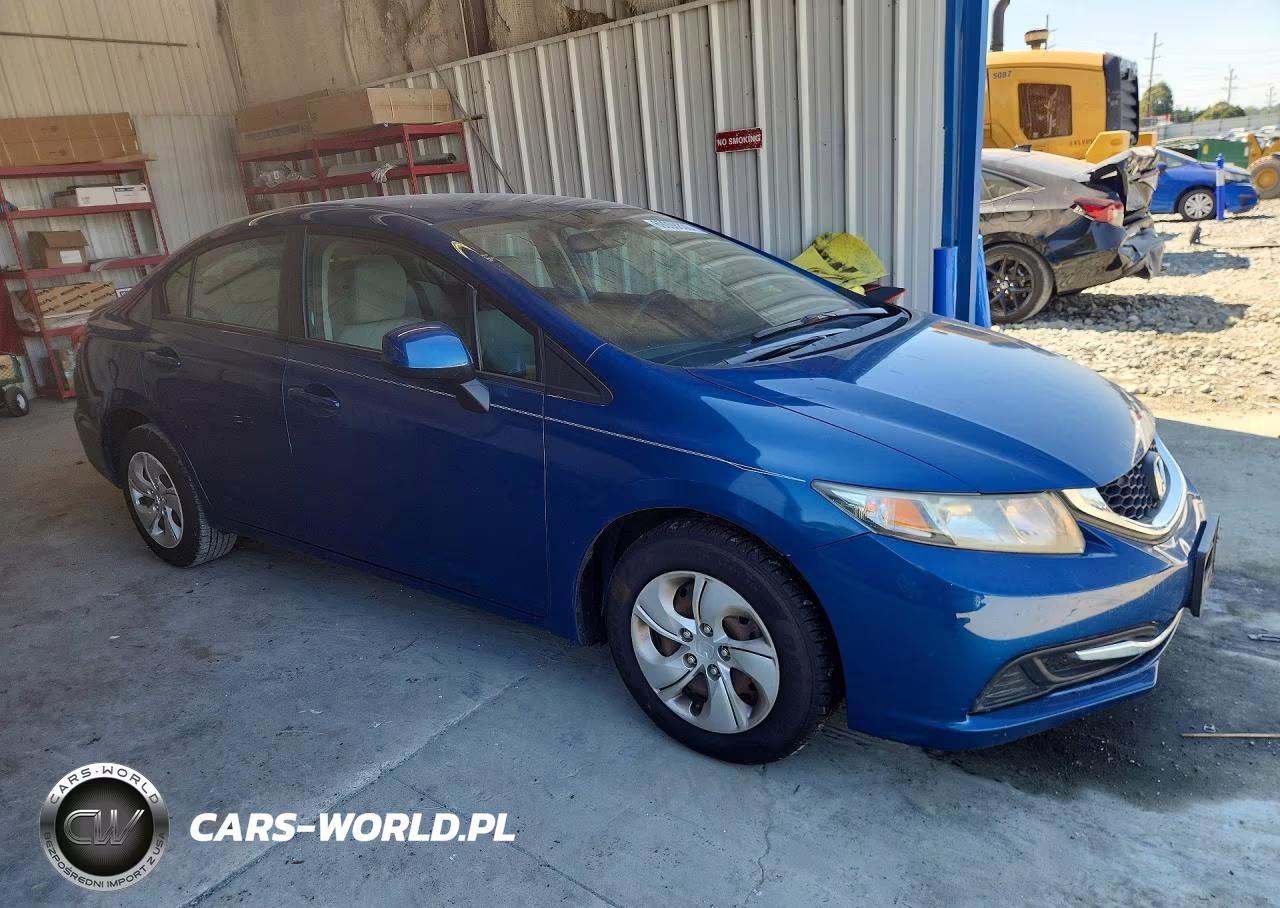 2013 Honda Civic Lx VIN:2HGFB2F59DH598210 - 4