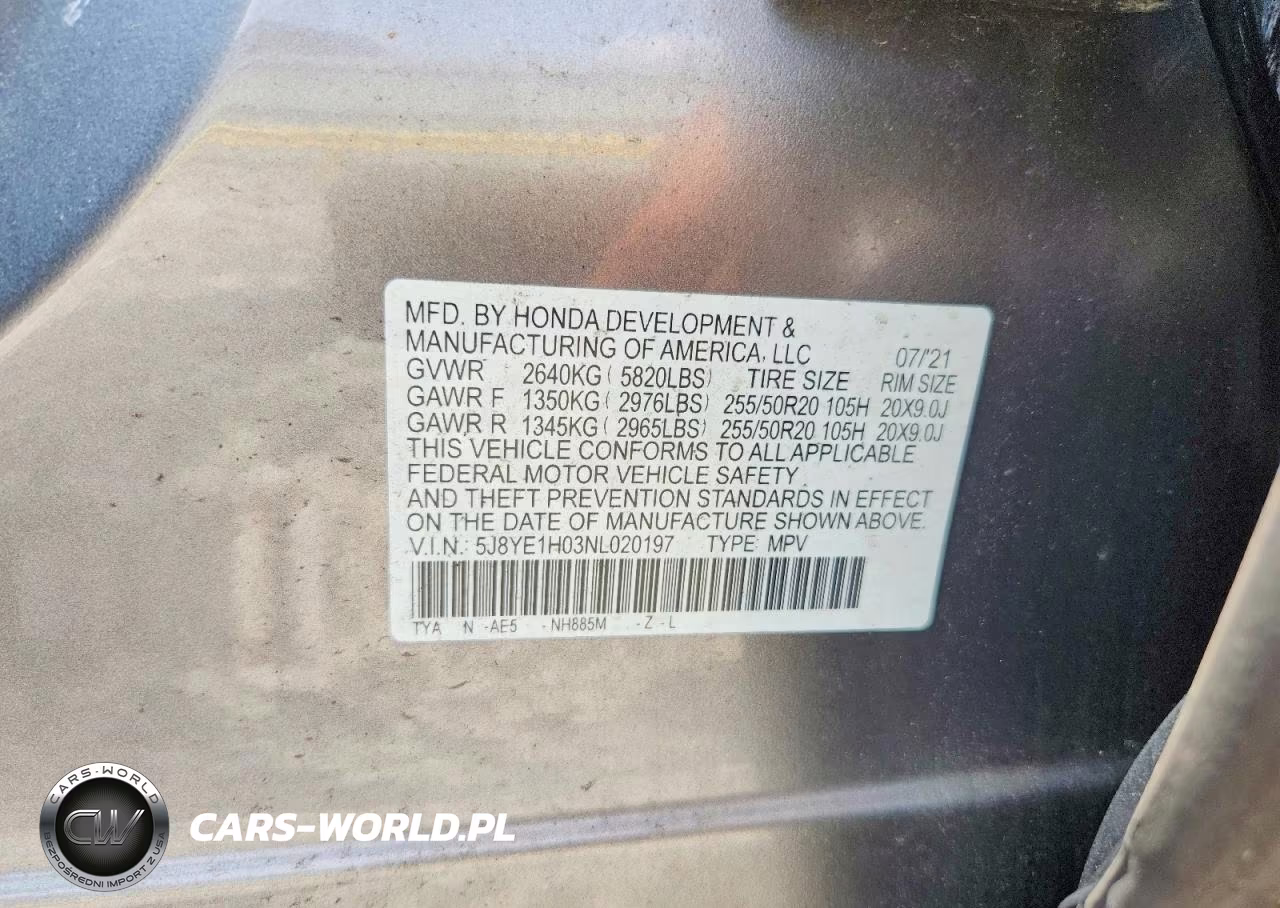 2022 Acura Mdx A-Spec VIN:5J8YE1H03NL020197 - 13