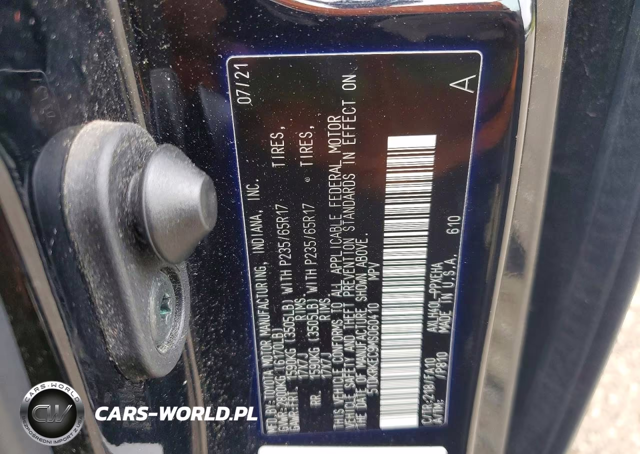 2021 Toyota Sienna Le VIN:5TDKRKEC9MS060410 - 13