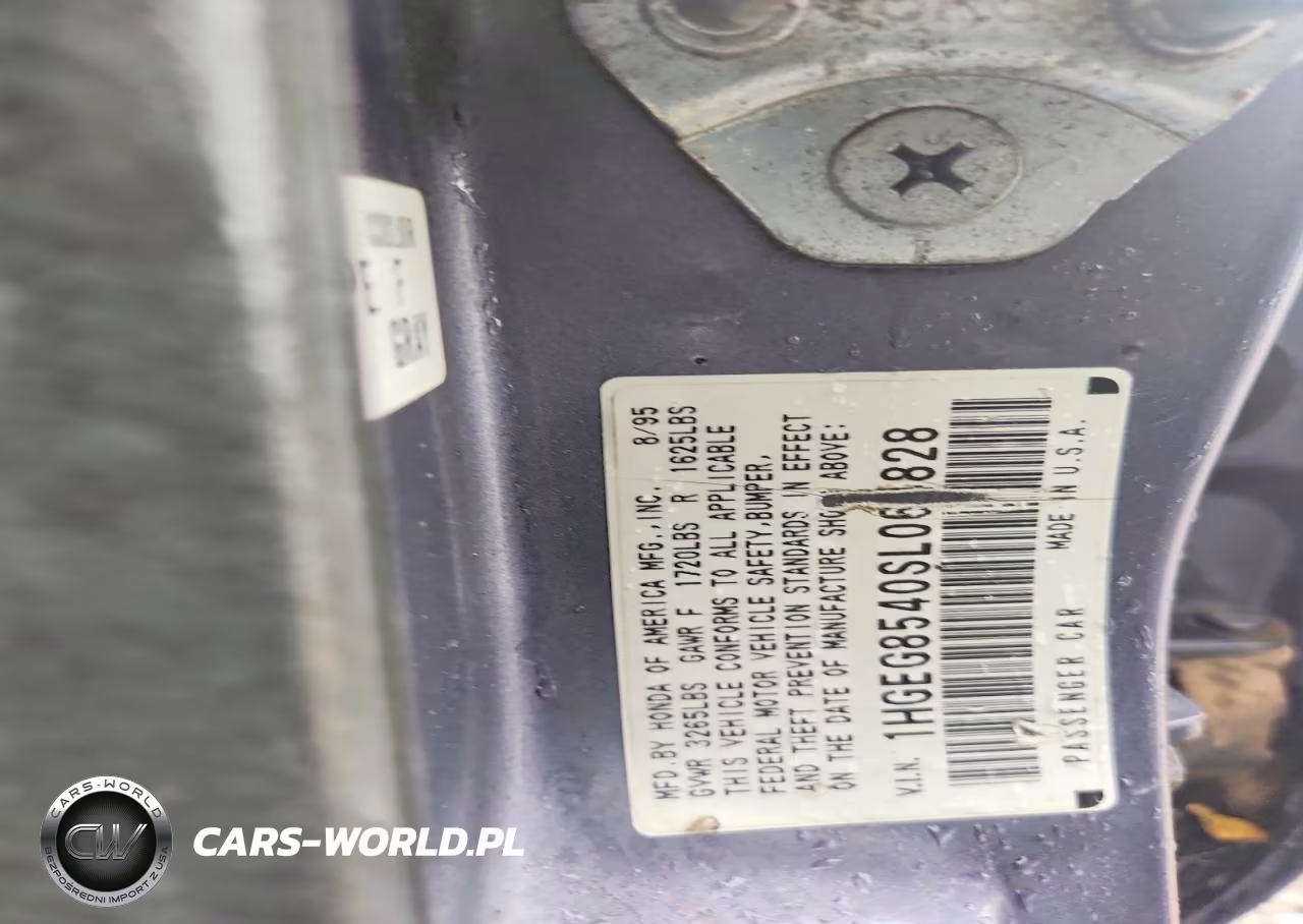 1995 Honda Civic Dx VIN:1HGEG8540SL064828 - 12