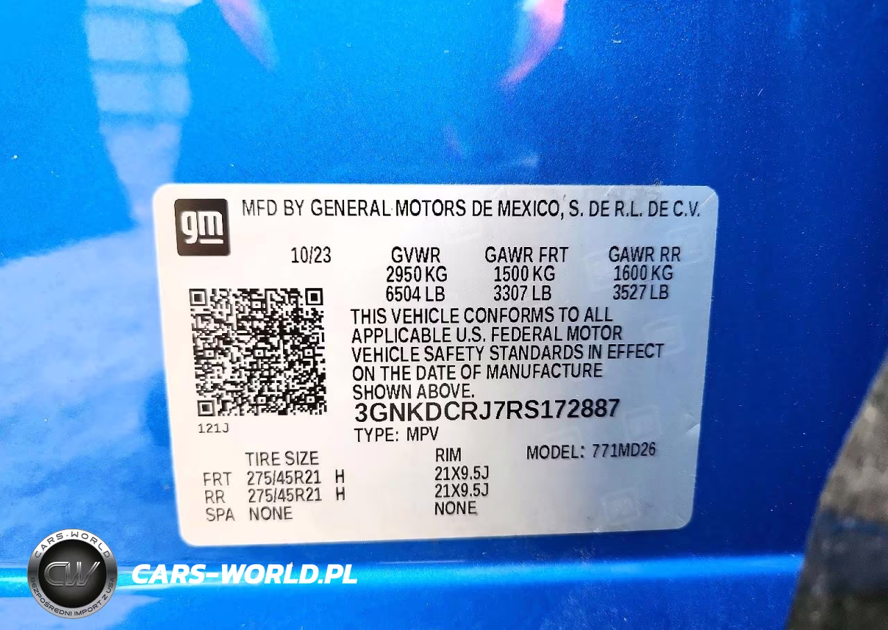2024 Chevrolet Blazer Rs VIN:3GNKDCRJ7RS172887 - 14
