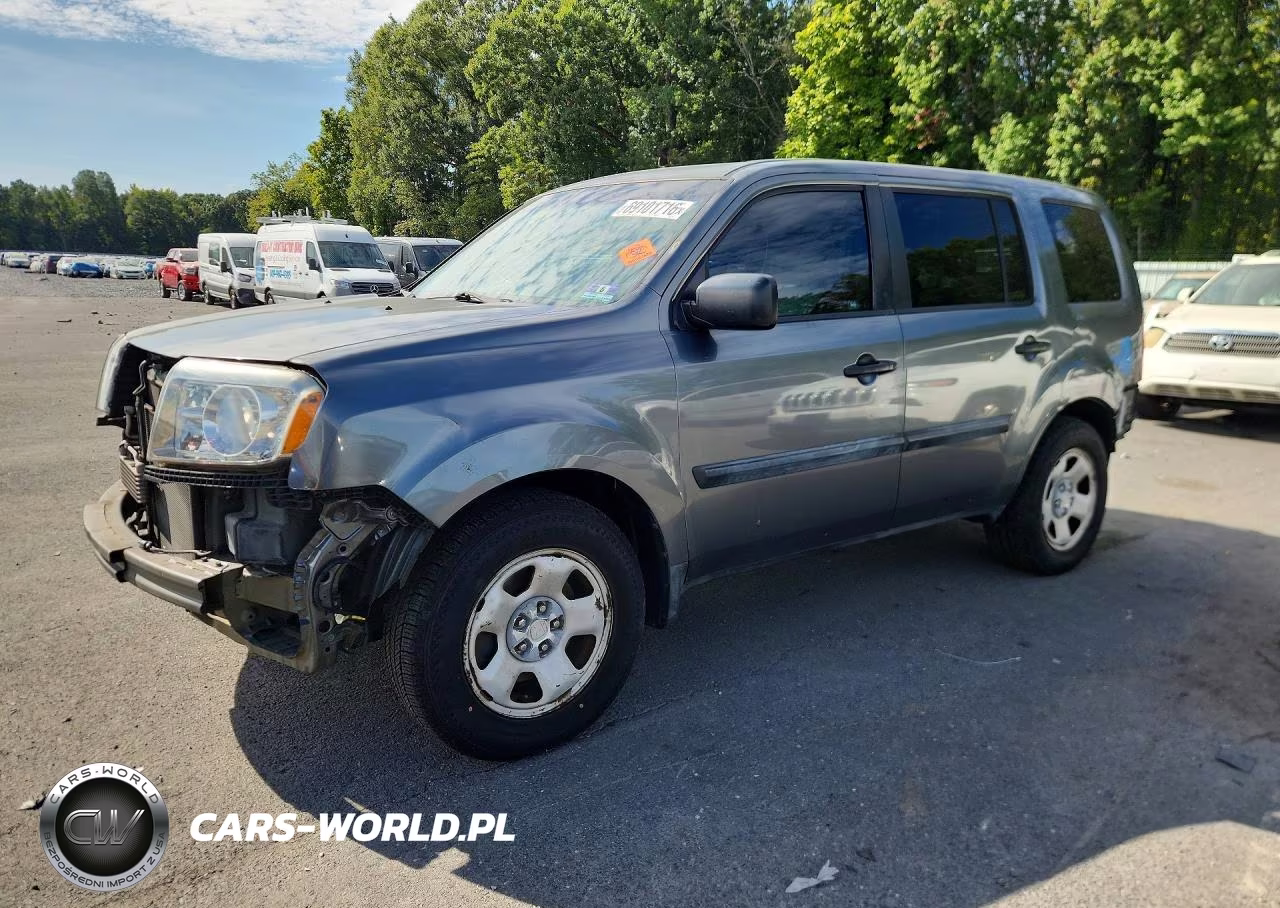 2011 Honda Pilot Lx VIN:5FNYF4H24BB078462 - 1