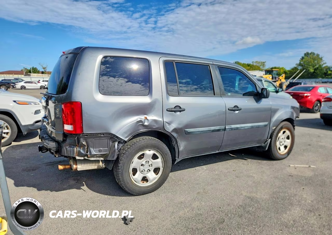 2011 Honda Pilot Lx VIN:5FNYF4H24BB078462 - 3