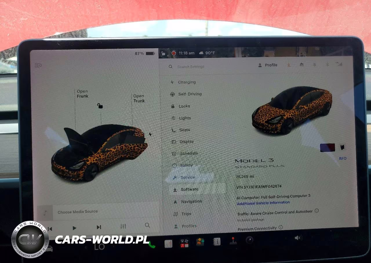 2021 Tesla Model 3 VIN:5YJ3E1EA1MF042674 - 9