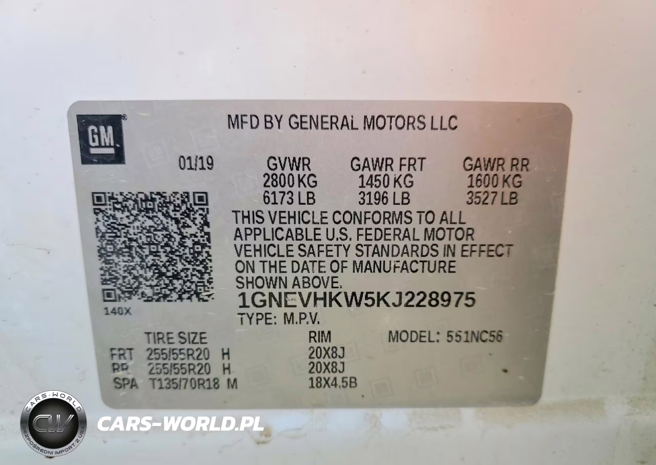 2019 Chevrolet Traverse Lt VIN:1GNEVHKW5KJ228975 - 13