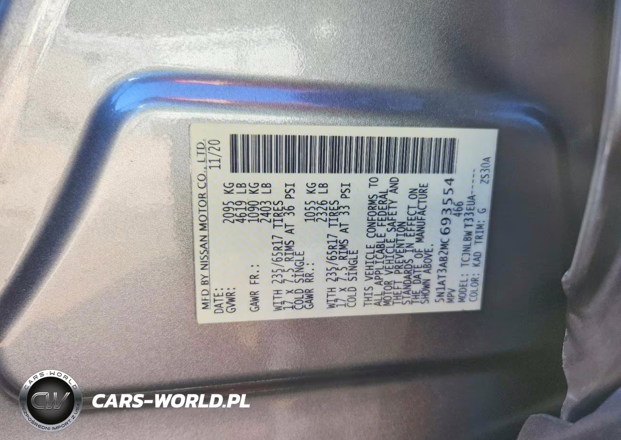 2021 Nissan Rogue S VIN:5N1AT3AB2MC693554 - 12