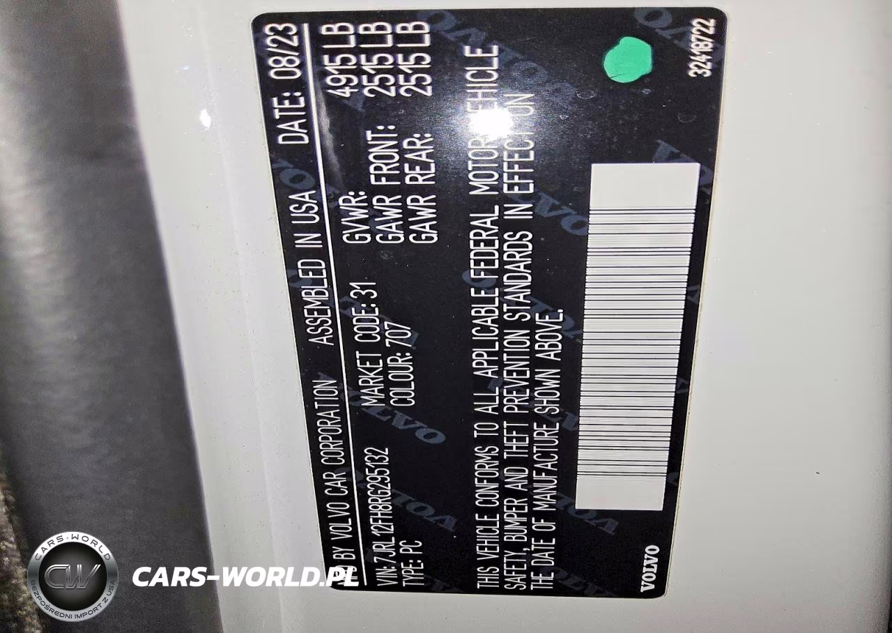 2024 Volvo S60 Plus VIN:7JRL12FH8RG295132 - 12