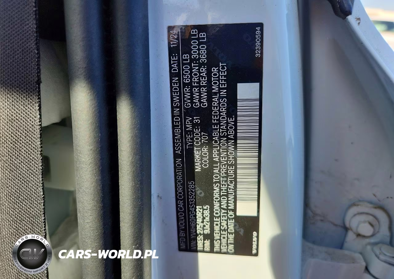 2025 Volvo Xc90 Ultra VIN:YV4H60PG4S1352285 - 13