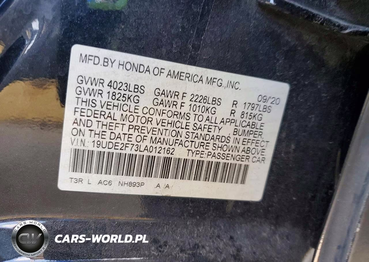2020 Acura Ilx Premium VIN:19UDE2F73LA012162 - 12