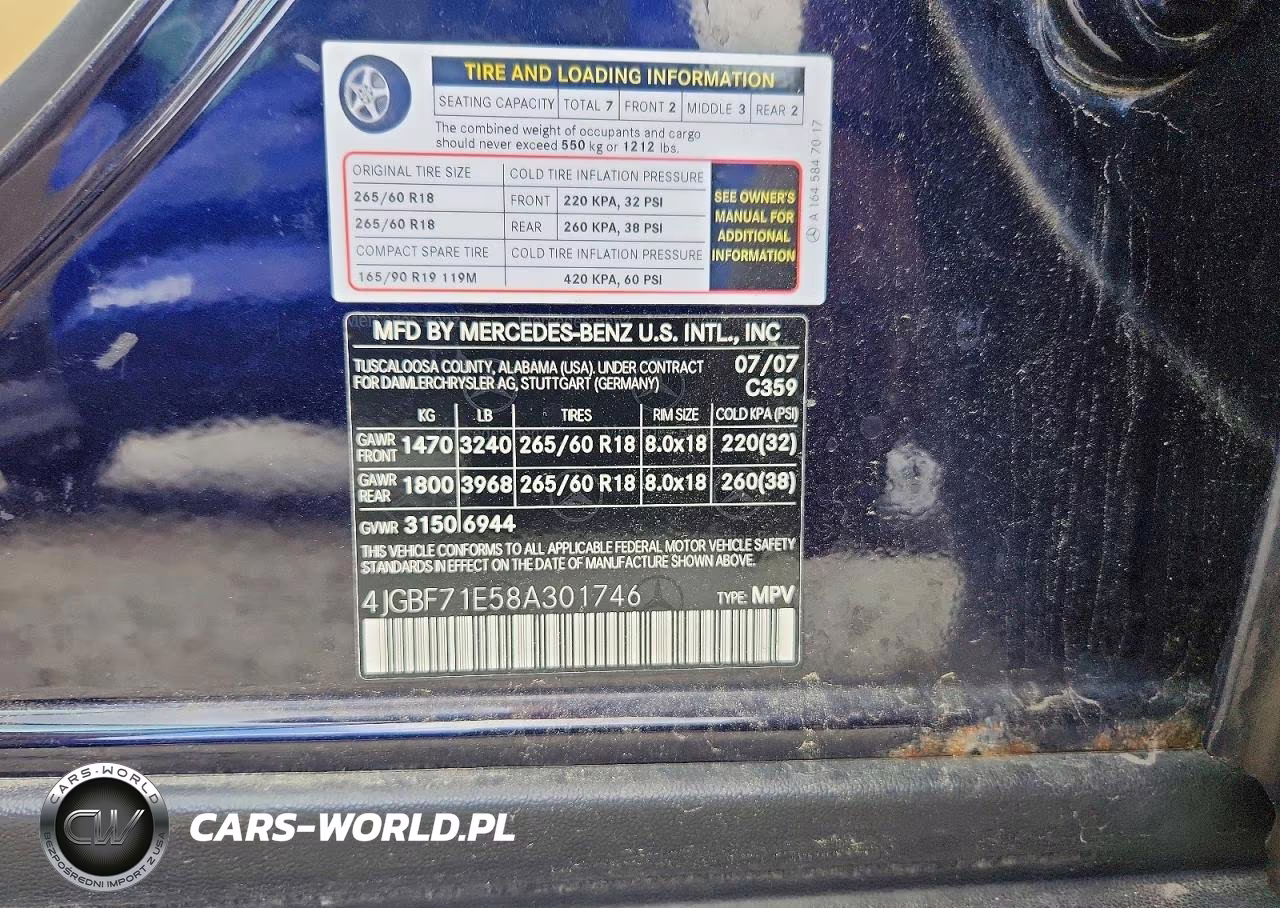 2008 Mercedes-Benz Gl 450 4Matic VIN:4JGBF71E58A301746 - 13