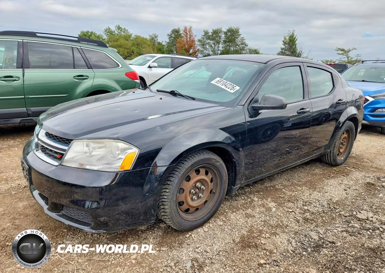 2014 Dodge Avenger Se VIN:1C3CDZAB9EN133764 - 1