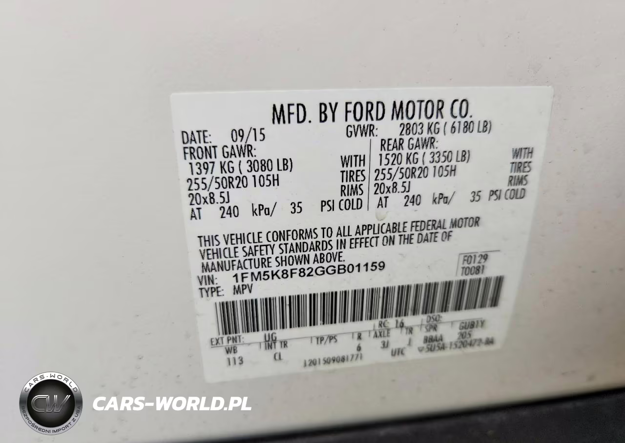 2016 Ford Explorer Limited VIN:1FM5K8F82GGB01159 - 14