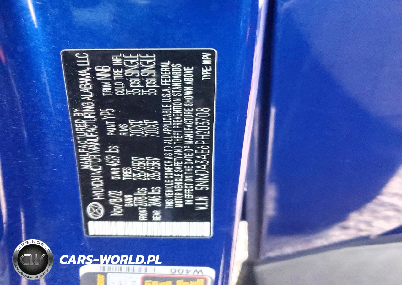 2023 Hyundai Tucson Se VIN:5NMJA3AE6PH203708 - 14