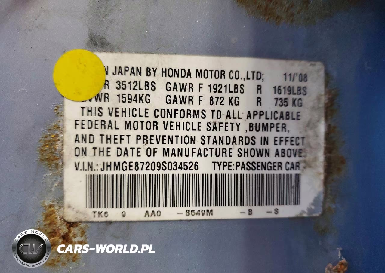 2009 Honda Fit VIN:JHMGE87209S034526 - 12