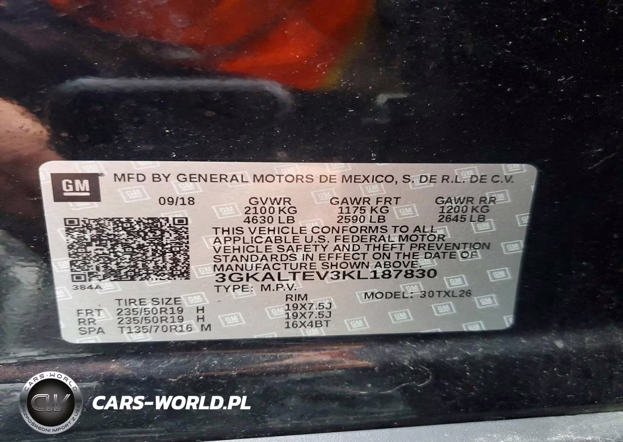 2019 GMC Terrain Sle VIN:3GKALTEV3KL187830 - 13