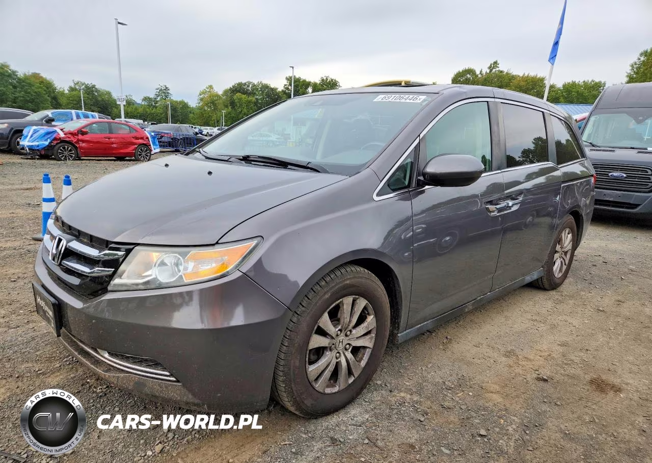 2014 Honda Odyssey Exl VIN:5FNRL5H63EB022846 - 1