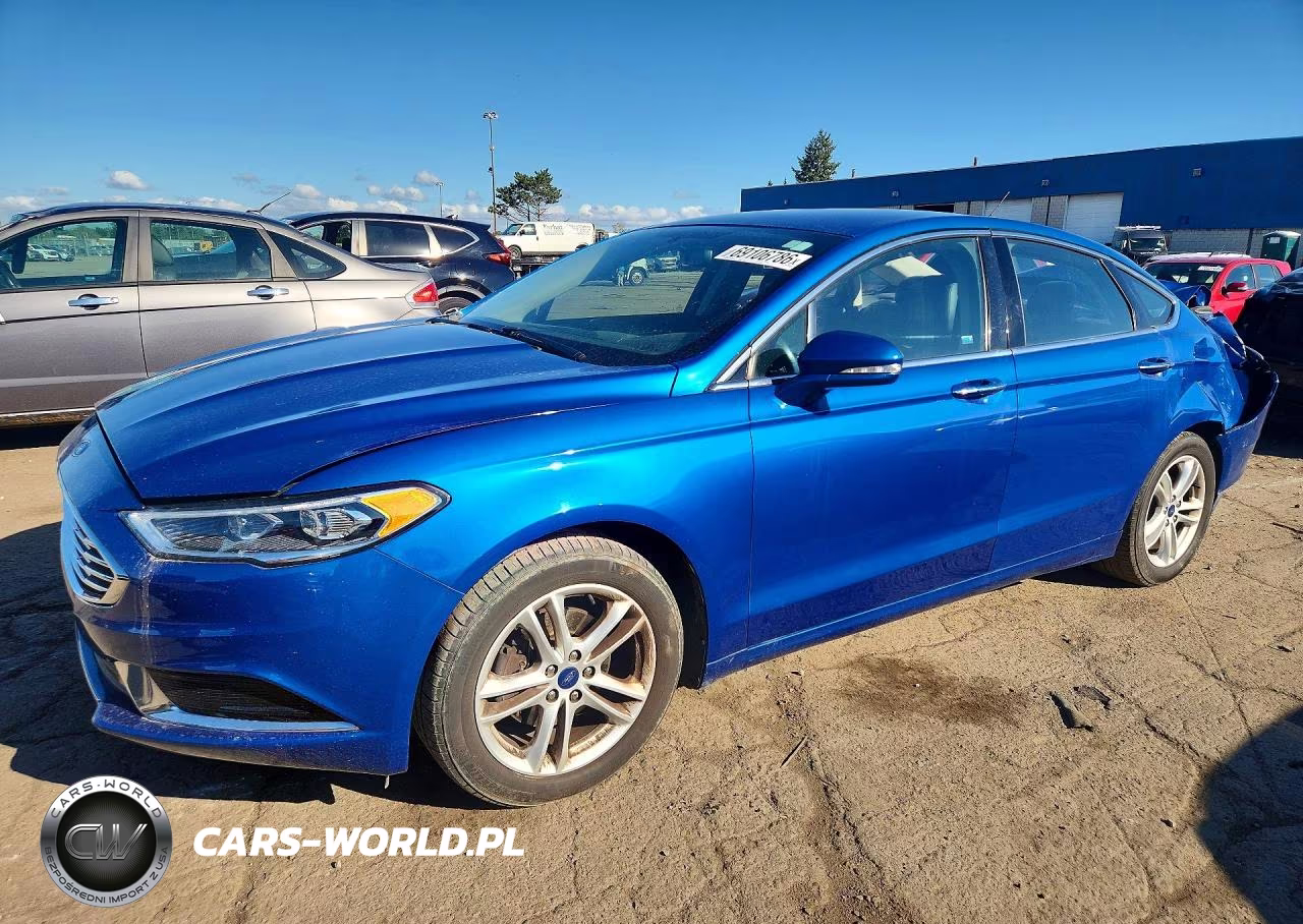 2018 Ford Fusion Se VIN:3FA6P0HD0JR149416 - 1