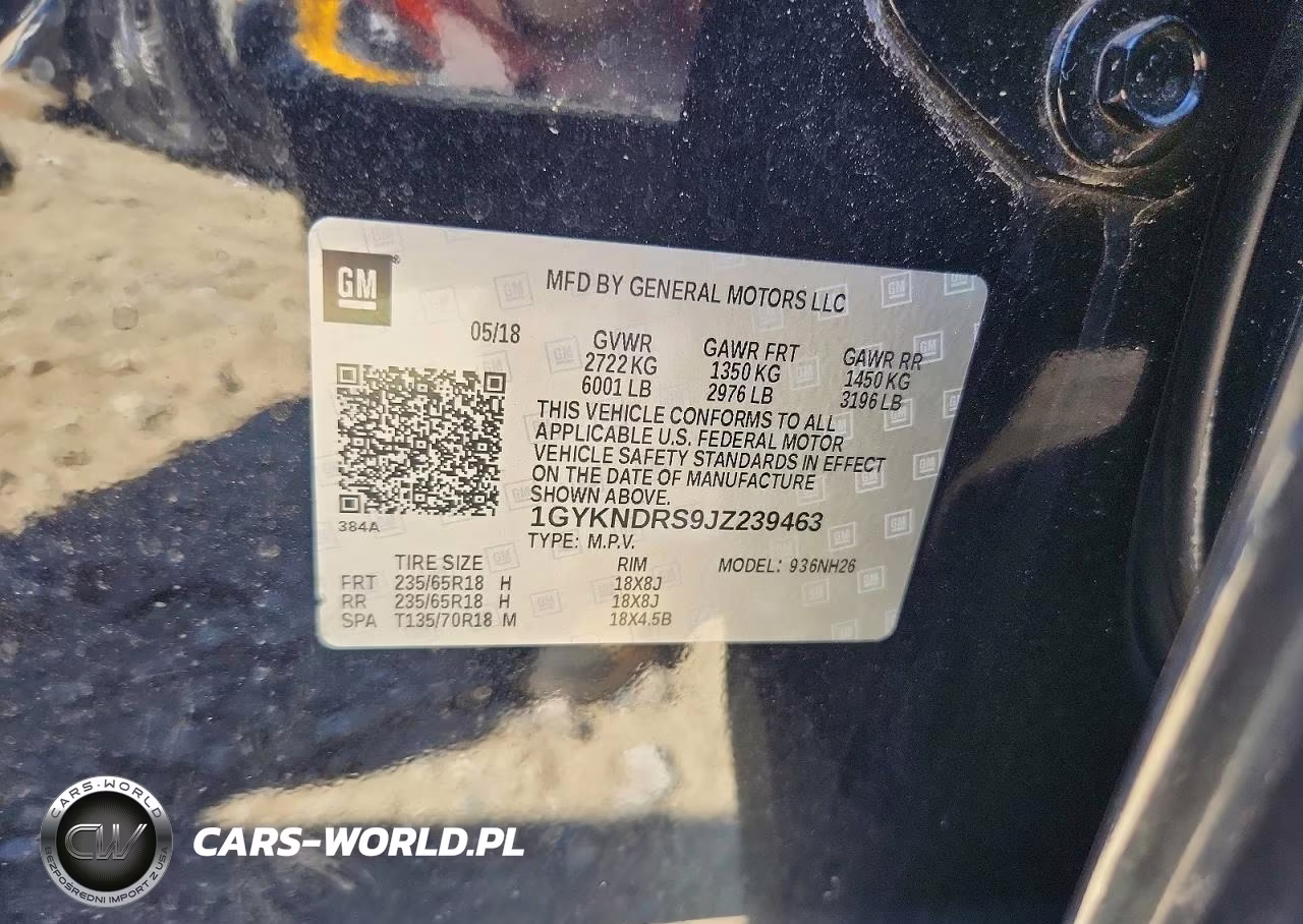 2018 Cadillac Xt5 Luxury VIN:1GYKNDRS9JZ239463 - 13