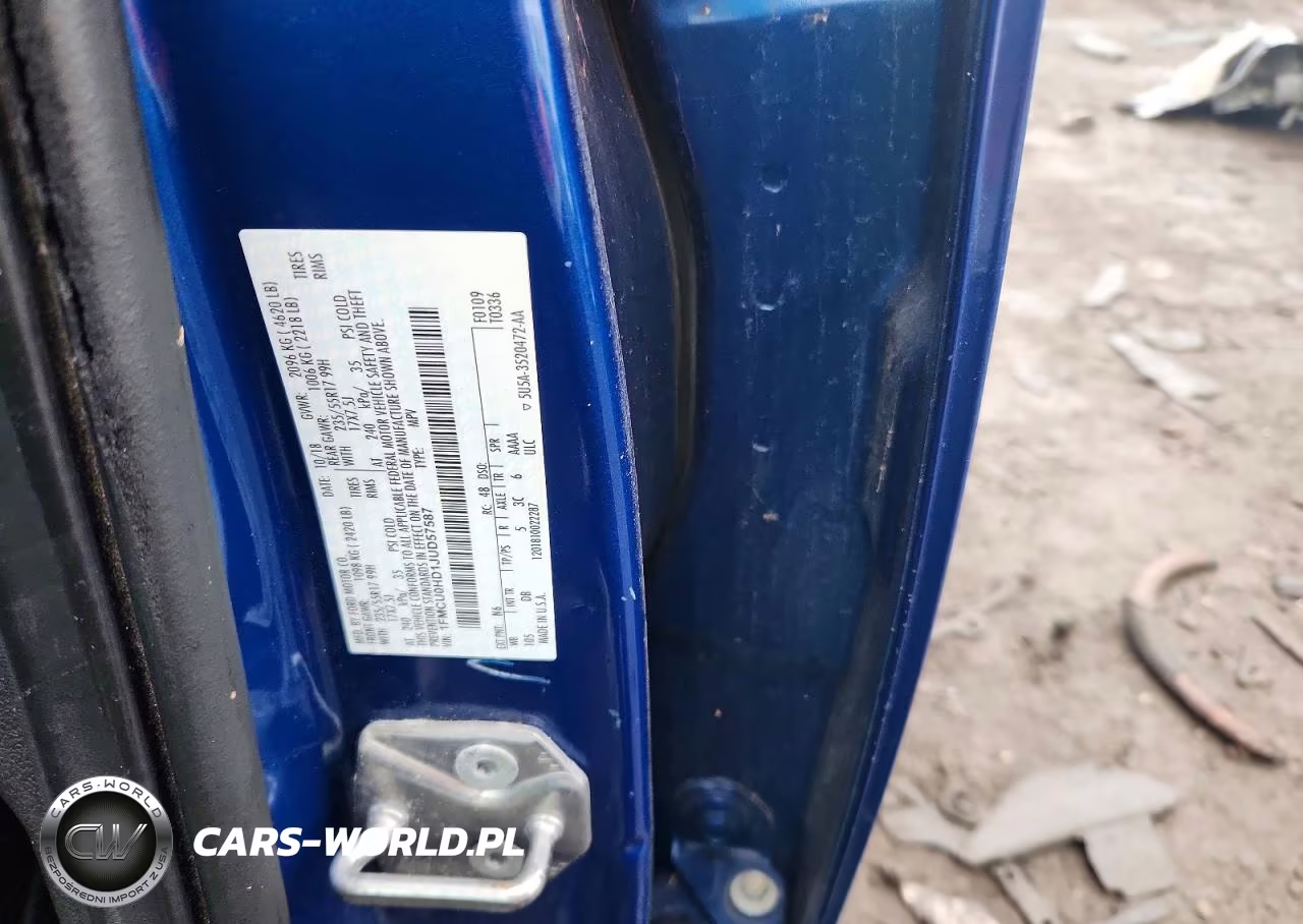 2018 Ford Escape Sel VIN:1FMCU0HD1JUD57587 - 13