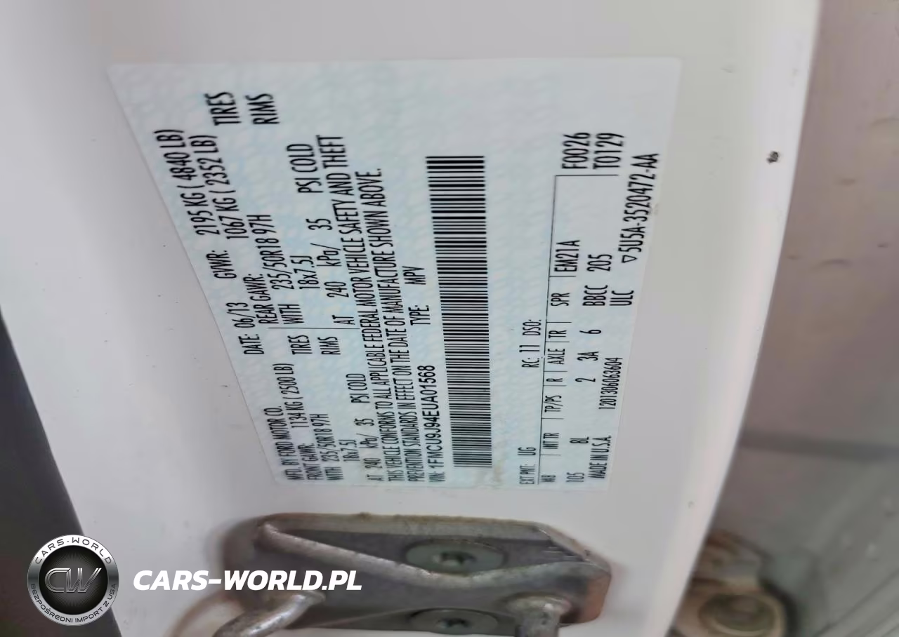 2014 Ford Escape Titanium VIN:1FMCU9J94EUA01568 - 12