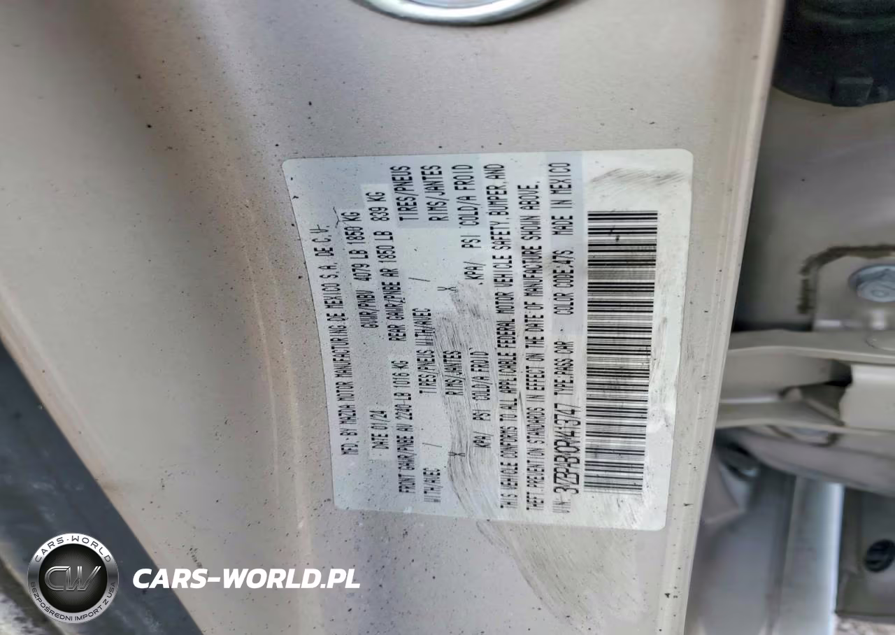2024 Mazda 3 Select Sport VIN:3MZBPABM0RM413747 - 12