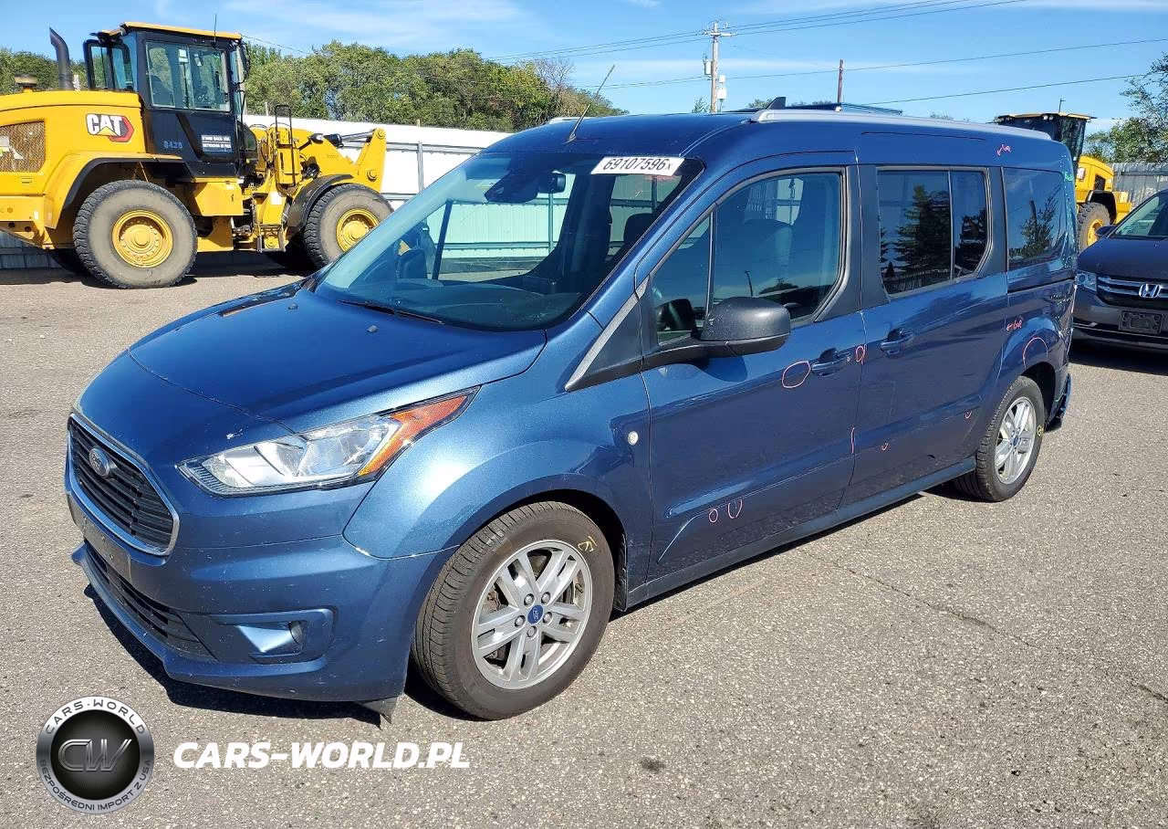 2019 Ford Transit Connect Xlt VIN:NM0GE9F29K1412599 - 1