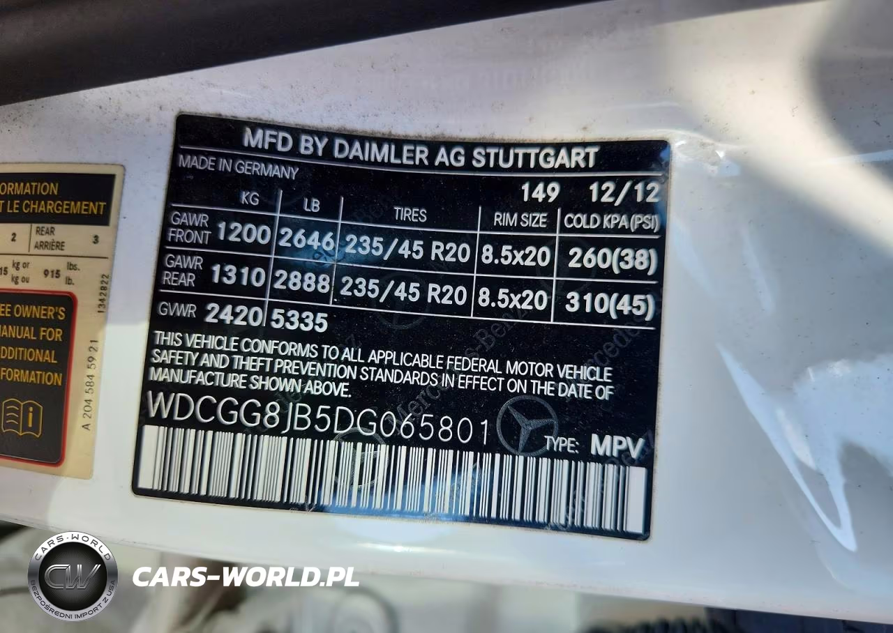 2013 Mercedes-Benz Glk 350 4Matic VIN:WDCGG8JB5DG065801 - 13